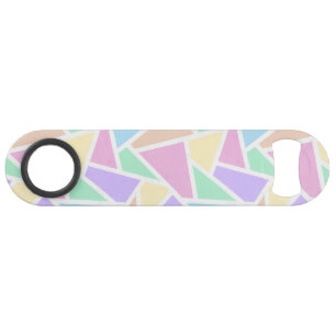 Pastel rainbow mosaic pattern bar key
