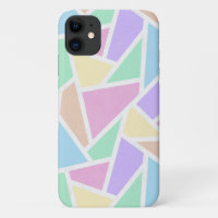 Pastel rainbow mosaic pattern