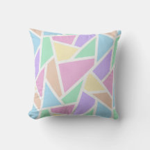 Pastel rainbow mosaic pattern