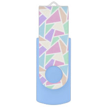 Pastel rainbow mosaic pattern