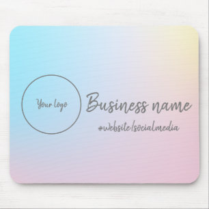 Pastel Rainbow Mouse Pad