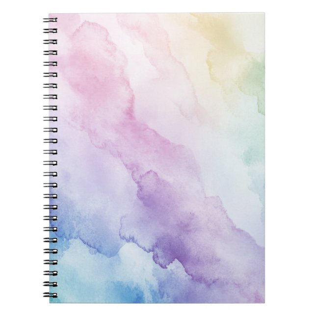 Pastel Rainbow Notebook (Front)