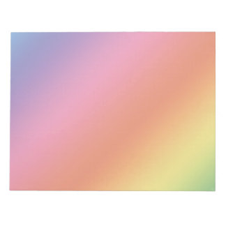 Pastel Rainbow Notepad