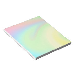 Pastel Rainbow of Colour Notepad
