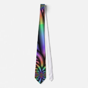 Pastel Rainbow Psychedelic Tie