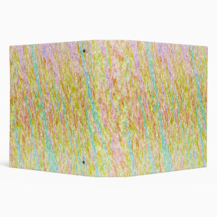 Pastel Rainbow Scribble Avery Signature 2 "Binder Binder