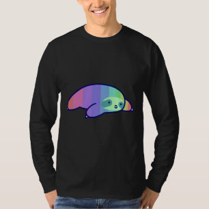 Pastel Rainbow Sloth T-Shirt