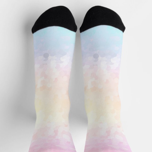 Pastel Rainbow Socks (Top)