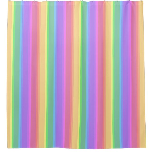 Pastel rainbow stripes (Front)