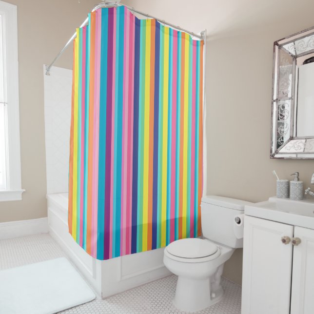 Pastel Rainbow Stripes (In Situ)