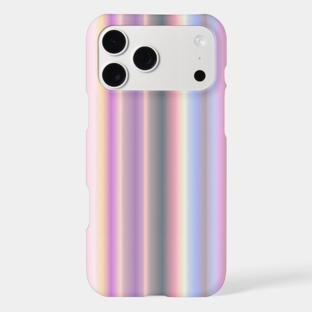 Pastel Rainbow Strips - Pattern (Back)
