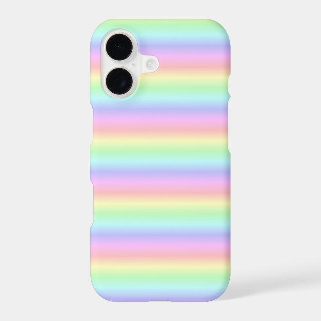 Pastel Rainbow Strips - pattern (Back)