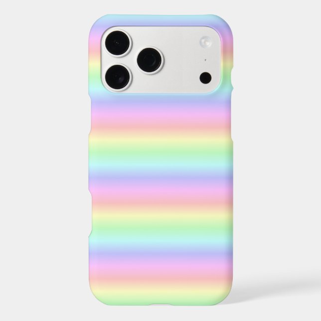 Pastel Rainbow Strips - pattern (Back)