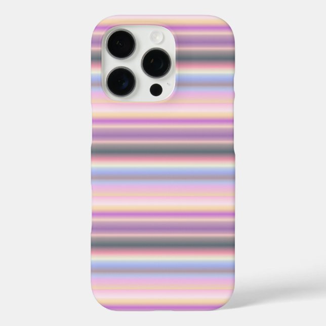 Pastel Rainbow Strips - Pattern Case-Mate iPhone Case (Back)