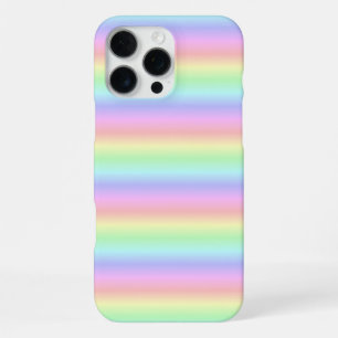 Pastel Rainbow Strips - pattern iPhone 16 Pro Max Case