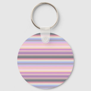 Pastel Rainbow Strips - Pattern Keychain