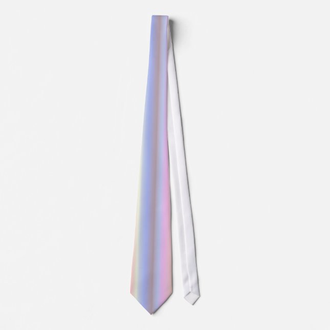 Pastel Rainbow Strips - Pattern Tie (Front)