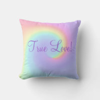 Pastel Rainbow Swirl Lesbian Wedding