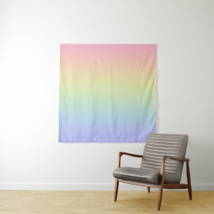 Pastel Rainbow Tapestry
