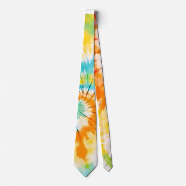 Pastel Rainbow Tie Dye Spiral Pattern (Front)