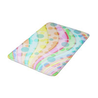 Pastel Rainbow Waves and Bubbles