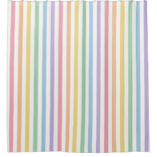 Pastel Rainbow Wide Vertical Stripe