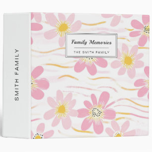 Pastel Retro Floral (4) Binder