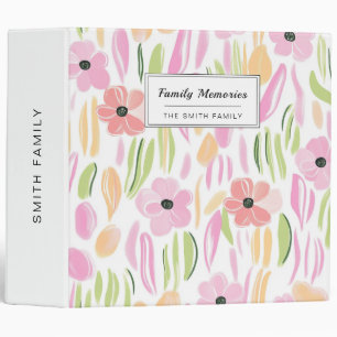 Pastel Retro Floral (5) Binder