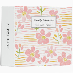 Pastel Retro Floral (6) Binder