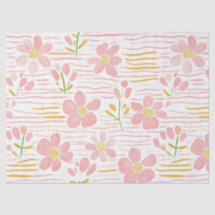 Pastel Retro Floral (6) Tissue Paper