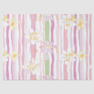 Pastel Retro Floral (9) Tissue Paper