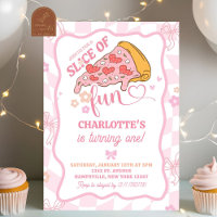 Pastel Retro Slice of Fun Pizza Party