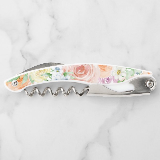 Pastel romantic garden corkscrew (Back)