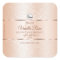 Pastel Rose Coral Product Labels Initials Add Logo