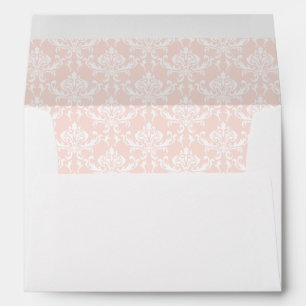 Pastel rose floral arc bébé fille douche Enveloppe