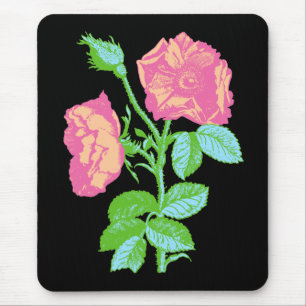 Pastel Rose Mouse Pad