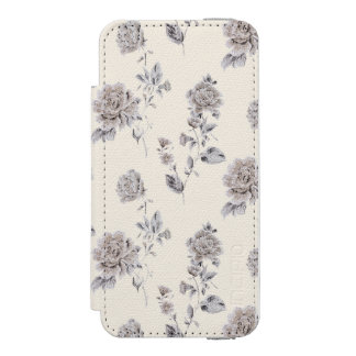 Pastel rose pattern incipio watson™ iPhone 5 wallet case