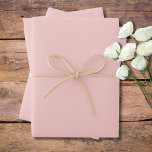 Pastel Rose Quartz Solid Colour | Classic Elegant Wrapping Paper Sheet<br><div class="desc">Pastel Rose Quartz Solid Colour | Pastel Colours | Classic | Elegant | Trendy | Stylish | Professional Design</div>