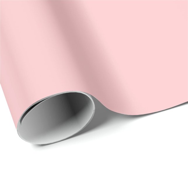 Pastel Rose Solid Colour | Classic |Elegant Wrapping Paper (Roll Corner)