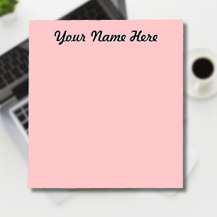 Pastel Rose Unique Personalized Teacher Gifts Notepad