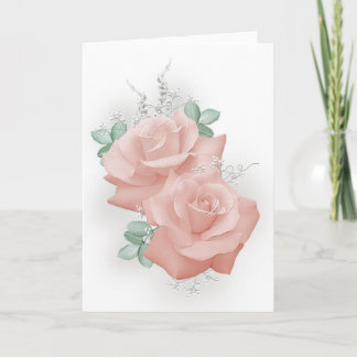 Pastel Roses Card