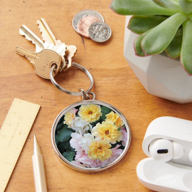 Pastel Roses Keychain (Desk)
