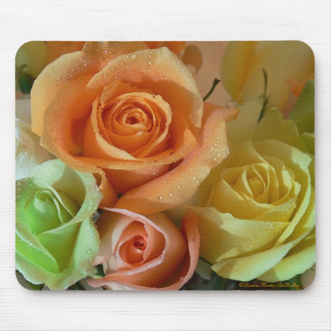 Pastel Roses-Mousepad Mouse Pad (Front)