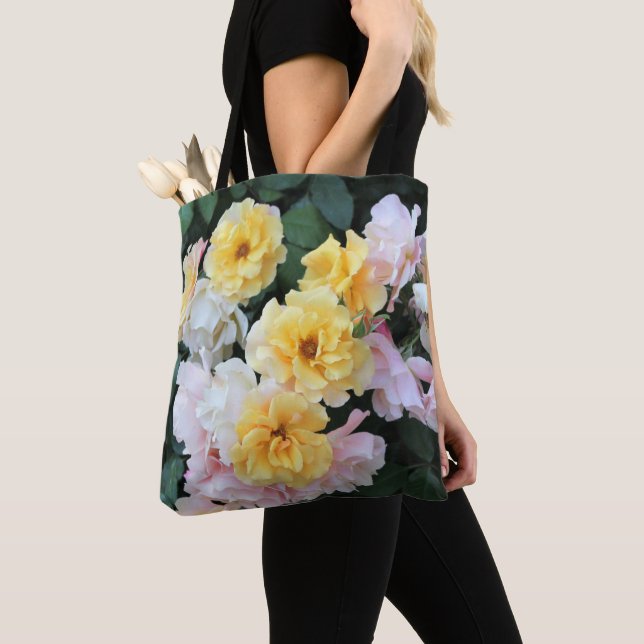 Pastel Roses  Tote Bag (Close Up)
