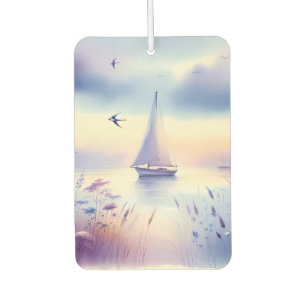 Pastel Sailboat Coastal Dreamscape Air Freshener