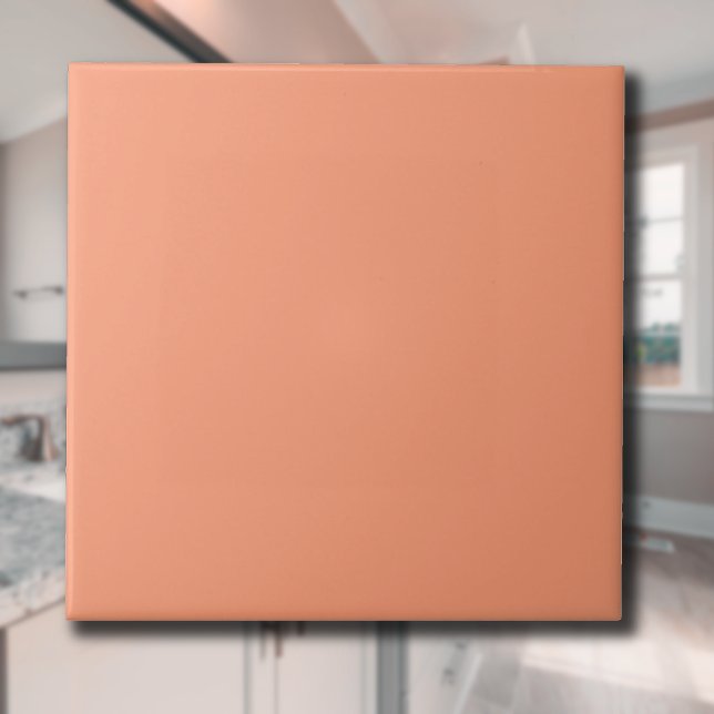 Pastel Salmon Solid Colour | Classic | Elegant Tile (Creator Uploaded)
