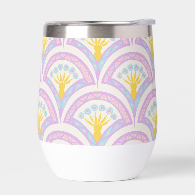 Pastel Scallop Pattern (Left)