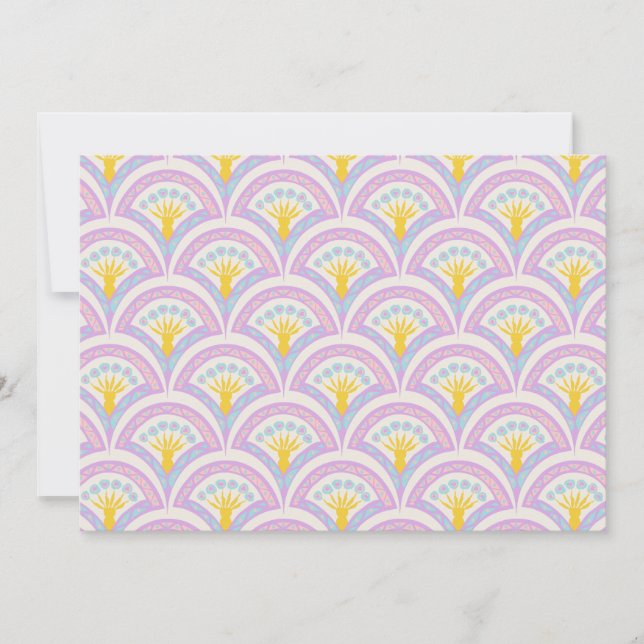 Pastel Scallop Pattern Announcement (Front)
