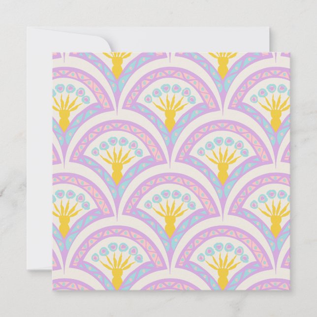 Pastel Scallop Pattern Announcement (Front)