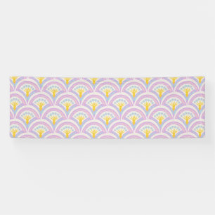 Pastel Scallop Pattern Banner